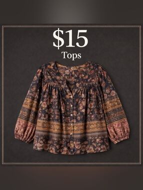 $15 Tops 👚 Unlisted